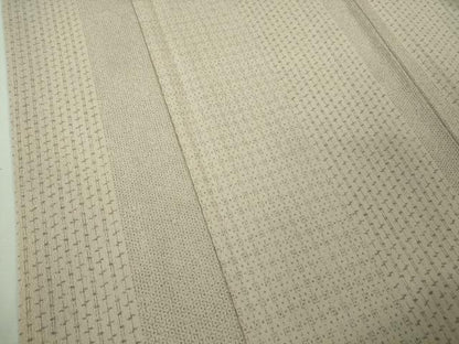 平和屋着物●極上　洗える最高級着物　＜英＞はなぶさ謹製　小紋　吉祥間道　亀甲柄　逸品　DZAB5700kh6