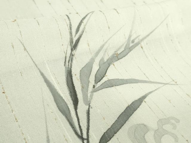平和屋着物＊極上 夏物 ぜんまい紬 訪問着 手描き 松 逸品 DZAA8092kh5