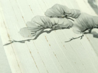 平和屋着物＊極上 夏物 ぜんまい紬 訪問着 手描き 松 逸品 DZAA8092kh5