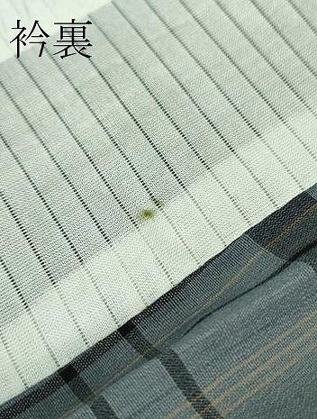 平和屋着物■極上　夏物　本場琉球絣　夏琉球　格子　逸品　未使用　DZAA8104kh5