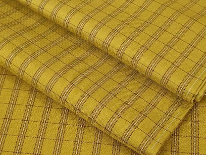 平和屋着物●極上　本場黄八丈　まるまなこ　紬　間道　逸品　未使用　DZAA8112kh5