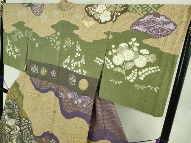 平和屋本店■極上　京友禅の第一人者　松井青々　訪問着　辻が花　金彩　逸品　DZAA8114kh5