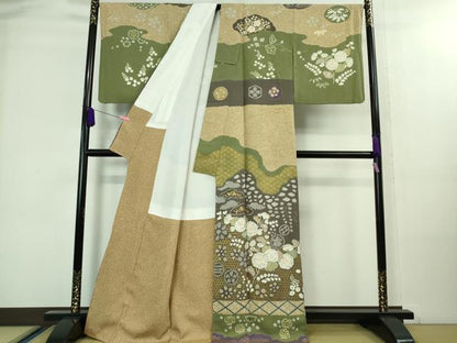 平和屋本店■極上　京友禅の第一人者　松井青々　訪問着　辻が花　金彩　逸品　DZAA8114kh5
