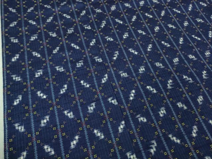 平和屋本店■極上　本場琉球紬　花織　三越扱い　反端付き　逸品　未使用　DZAA8125kh5