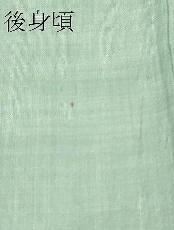平和屋着物■極上　夏物　小千谷ちぢみ　色無地　白藍色　麻　逸品　未使用　DZAA8127kh5