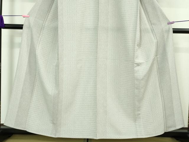 平和屋着物▽極上 洗える最高級着物 ＜英＞はなぶさ謹製 小紋 単衣 亀甲間道 逸品 DZAA8141kh5