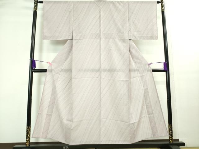 平和屋着物＊極上 夏物 洗える最高級着物 ＜英＞はなぶさ謹製 小紋 斜線文 逸品 DZAA8144kh5