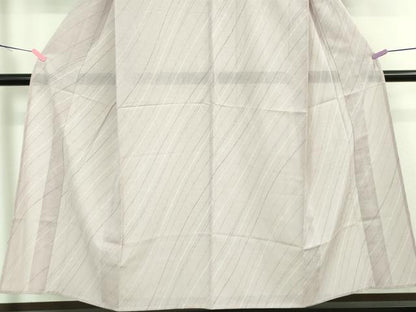 平和屋着物＊極上 夏物 洗える最高級着物 ＜英＞はなぶさ謹製 小紋 斜線文 逸品 DZAA8144kh5