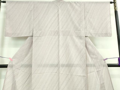平和屋着物＊極上 夏物 洗える最高級着物 ＜英＞はなぶさ謹製 小紋 斜線文 逸品 DZAA8144kh5