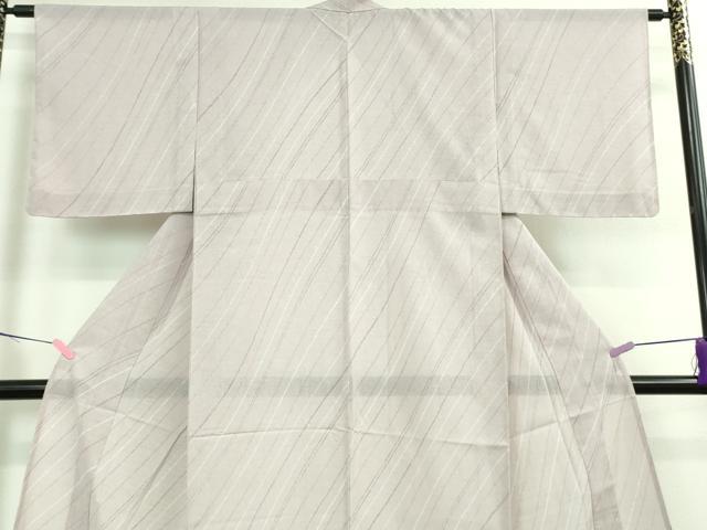 平和屋着物＊極上 夏物 洗える最高級着物 ＜英＞はなぶさ謹製 小紋 斜線文 逸品 DZAA8144kh5