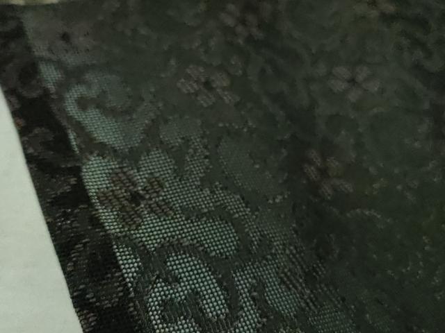 平和屋着物＊極上 夏物 お召 夏お召 花唐草紋紗 黒地 逸品 未使用 DZAA8151kh5