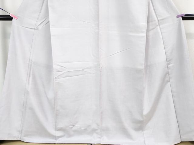 平和屋着物●極上 結城紬 色無地 牡丹鼠色 証紙付き 逸品 未使用 DZAA8152kh5