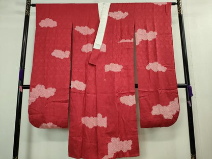 平和屋本店■極上 振袖・長襦袢(無双仕立て・半衿刺繍)・袋帯セット 総絞り 駒刺繍 鬘帯花文 黒地 金彩 京都きもの友禅 逸品 DZAA8162kh5
