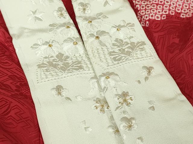 平和屋本店■極上 振袖・長襦袢(無双仕立て・半衿刺繍)・袋帯セット 総絞り 駒刺繍 鬘帯花文 黒地 金彩 京都きもの友禅 逸品 DZAA8162kh5