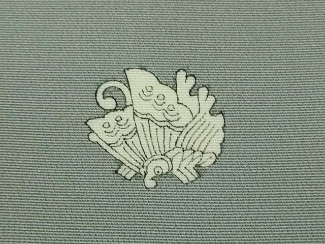平和屋本店■極上　創業460年・千總　色留袖　駒刺繍　乱菊　スモークブルー色地　暈し染め　金彩　三越扱い　逸品　DZAA8195kh5