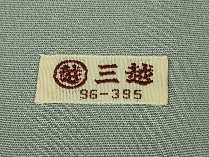 平和屋本店■極上　創業460年・千總　色留袖　駒刺繍　乱菊　スモークブルー色地　暈し染め　金彩　三越扱い　逸品　DZAA8195kh5