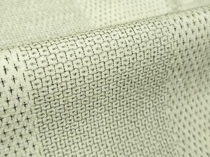 平和屋本店▽極上 本塩沢 単衣 110亀甲 市松文様 ゑり善扱い ロング丈 逸品 未使用 DZAA8198kh5