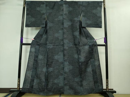 平和屋本店■極上　夏物　重要無形文化財　本場宮古上布　苧麻　立波文　逸品　DZAA8200kh5