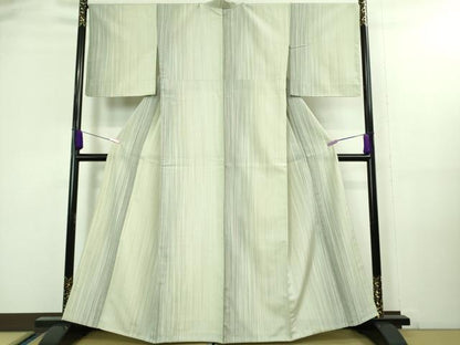 平和屋着物■極上　本塩沢　単衣　やまだ織　200色　逸品　未使用　DZAA8204kh5