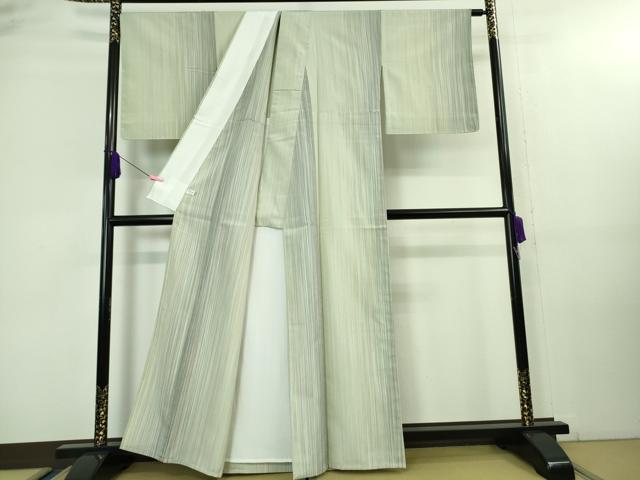 平和屋着物■極上　本塩沢　単衣　やまだ織　200色　逸品　未使用　DZAA8204kh5