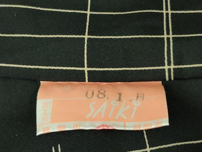 平和屋本店■極上　訪問着　お召地　風神雷神　ロング丈　逸品　DZAA8210kh5