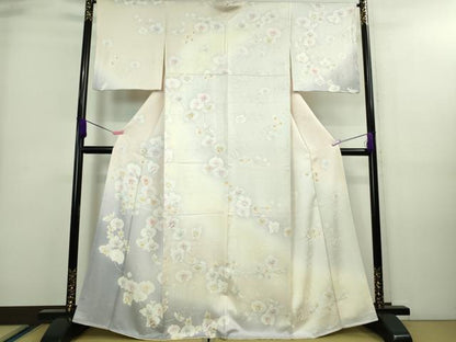 平和屋着物■極上　訪問着　駒刺繍　胡蝶蘭　暈し染め　逸品　DZAA8227kh5