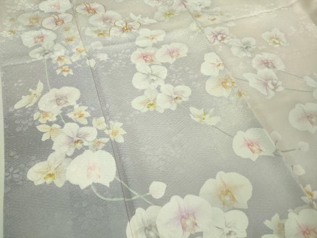 平和屋着物■極上　訪問着　駒刺繍　胡蝶蘭　暈し染め　逸品　DZAA8227kh5