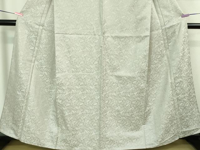 平和屋着物■極上　紋屋井関　御寮織　お召　単衣　桐竹鳳凰　白梅鼠色　逸品　未使用　DZAA8234kh5