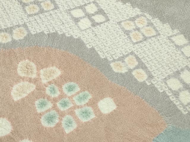 平和屋着物●極上 訪問着 絞り 舞花文 ロング丈 逸品 DZAA8236kh5