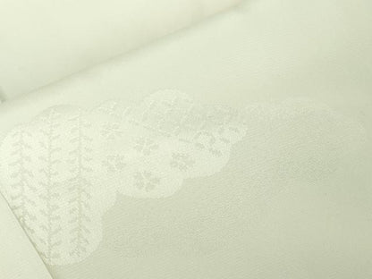 平和屋着物●上質な長襦袢　無双仕立て　雲重ね花地紋　暈し染め　逸品　未使用　DZAA8339kh5