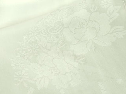 平和屋着物■上質な長襦袢　無双仕立て　扇面花地紋　暈し染め　逸品　未使用　DZAB3700kh6