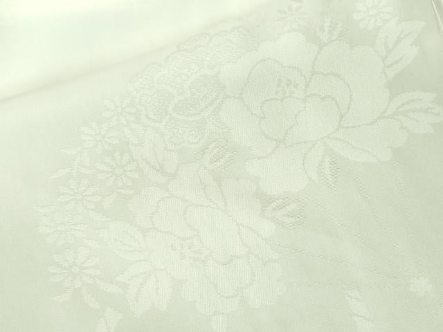 平和屋着物■上質な長襦袢　無双仕立て　扇面花地紋　暈し染め　逸品　未使用　DZAB3700kh6
