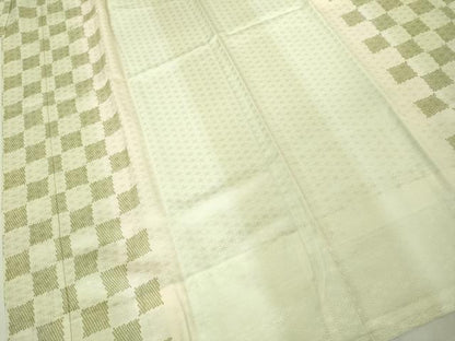 平和屋着物●上質な長襦袢　無双仕立て　半衿付き　市松文様　暈し染め　逸品　未使用　DZAA8348kh5