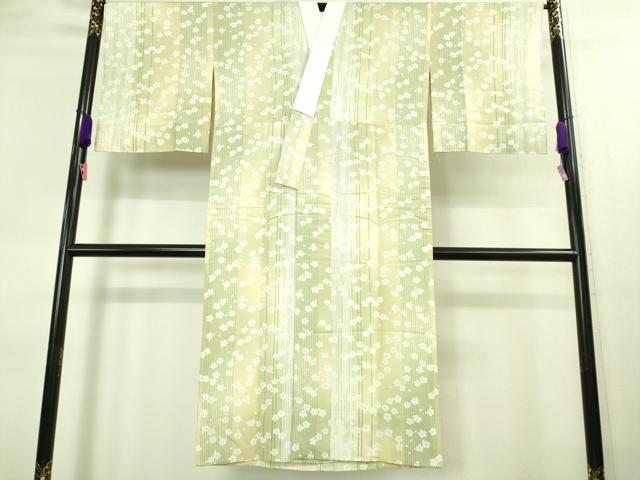 平和屋着物●京友禅 創作長襦袢 無双仕立て 舞桜間道 反端付き 逸品 未使用 DZAA8349kh5