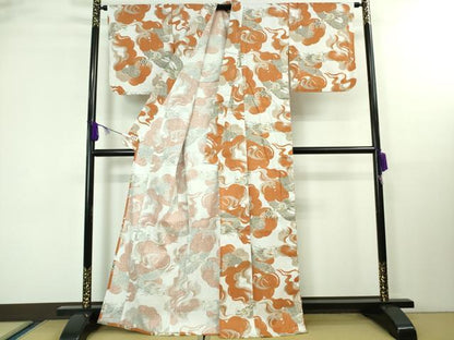 平和屋着物∴極上 夏物 撫松庵 浴衣 綿 飛龍 逸品 DZAA8373kh5