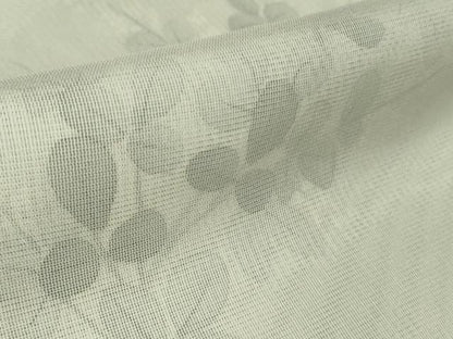 平和屋本店▽極上 訪問着 無双 紗袷 紗×絽 手描き 枝花文 灰梅色地 逸品 DZAA8376kh5