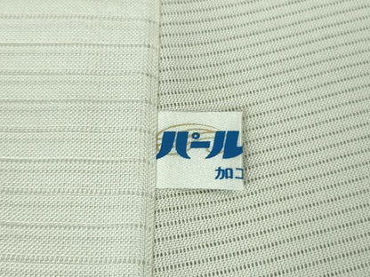 平和屋着物▽極上 訪問着 無双 紗袷 紗×絽 手描き 秋草文 暈し染め 金彩 逸品 未使用 DZAA8378kh5
