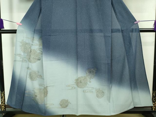 平和屋着物■極上　夏物　中国三大刺繍　スワトウ刺繍　汕頭刺繍　総刺繍　訪問着　絽　雪輪花文　暈し染め　逸品　未使用　DZAA8382kh5
