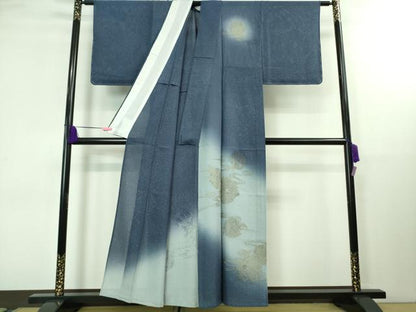 平和屋着物■極上　夏物　中国三大刺繍　スワトウ刺繍　汕頭刺繍　総刺繍　訪問着　絽　雪輪花文　暈し染め　逸品　未使用　DZAA8382kh5