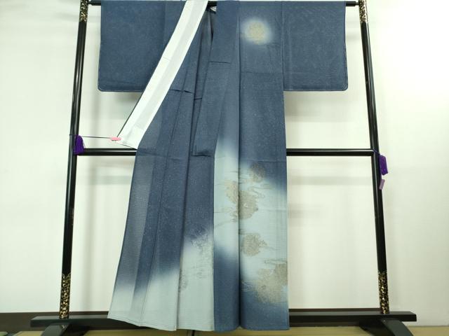 平和屋着物■極上　夏物　中国三大刺繍　スワトウ刺繍　汕頭刺繍　総刺繍　訪問着　絽　雪輪花文　暈し染め　逸品　未使用　DZAA8382kh5
