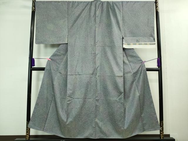 平和屋着物●極上　男性　本場縞大島紬　染大島　キングサイズ　反端付き　逸品　未使用　DZAA8393kh5