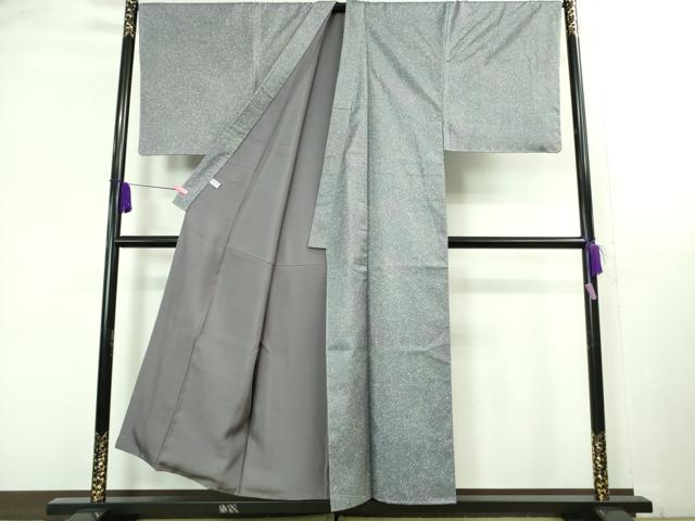 平和屋着物●極上　男性　本場縞大島紬　染大島　キングサイズ　反端付き　逸品　未使用　DZAA8393kh5