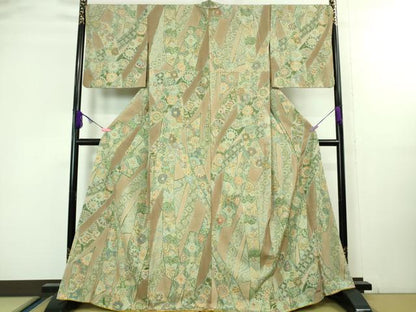 平和屋本店■極上　中国三大刺繍　スワトウ刺繍　汕頭刺繍　小紋　鬘帯花文　逸品　DZAA8398kh5