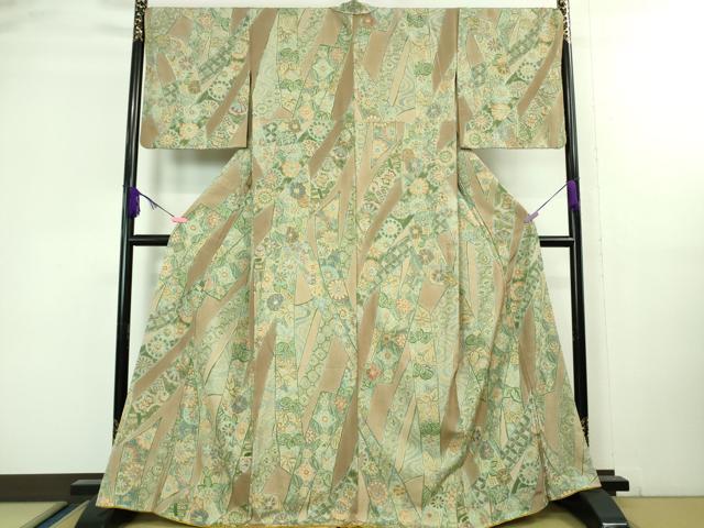 平和屋本店■極上　中国三大刺繍　スワトウ刺繍　汕頭刺繍　小紋　鬘帯花文　逸品　DZAA8398kh5