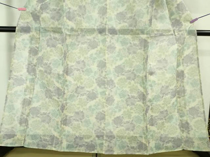 平和屋着物＊極上 夏物 紗紬 薔薇 バラ 逸品 未使用 DZAA8428kh5