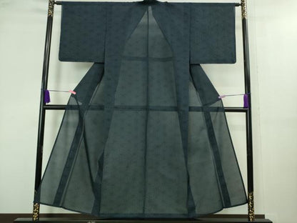 平和屋着物＊極上 夏物 本場大島紬 夏大島 麻の葉 逸品 未使用 DZAA8429kh5