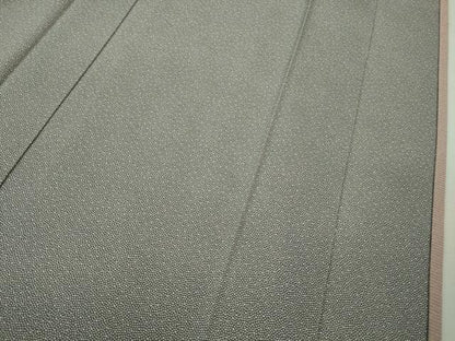 平和屋着物■極上　夏物　江戸小紋　絽　両面染　鮫小紋柄　薄柿色×白　逸品　DZAA8431kh5