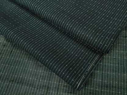 平和屋着物＊極上 夏物 紗紬 間道 濃紺地 逸品 未使用 DZAA8433kh5