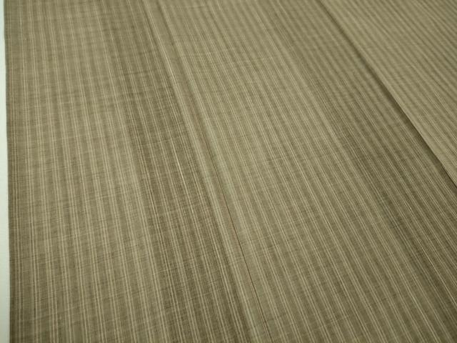 平和屋着物■極上　夏物　紗紬　縞　逸品　DZAA8436kh5