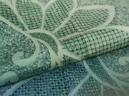 平和屋着物●極上 中国三大刺繍 スワトウ刺繍 汕頭刺繍 訪問着 本場染大島紬 花唐草文 暈し染め 逸品 未使用 DZAA8439kh5